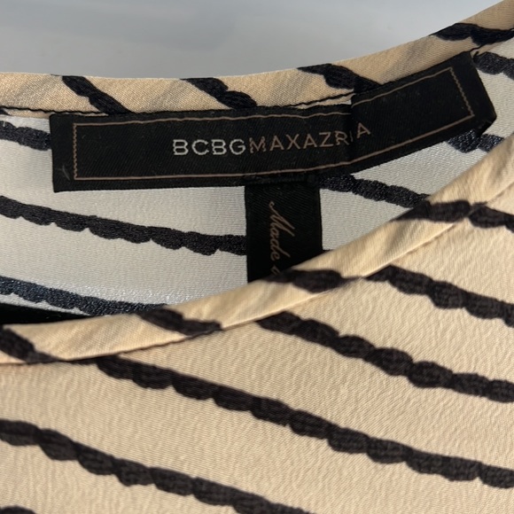 BCNG striped silk top - Picture 2 of 4
